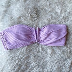 Red Carter purple swim top